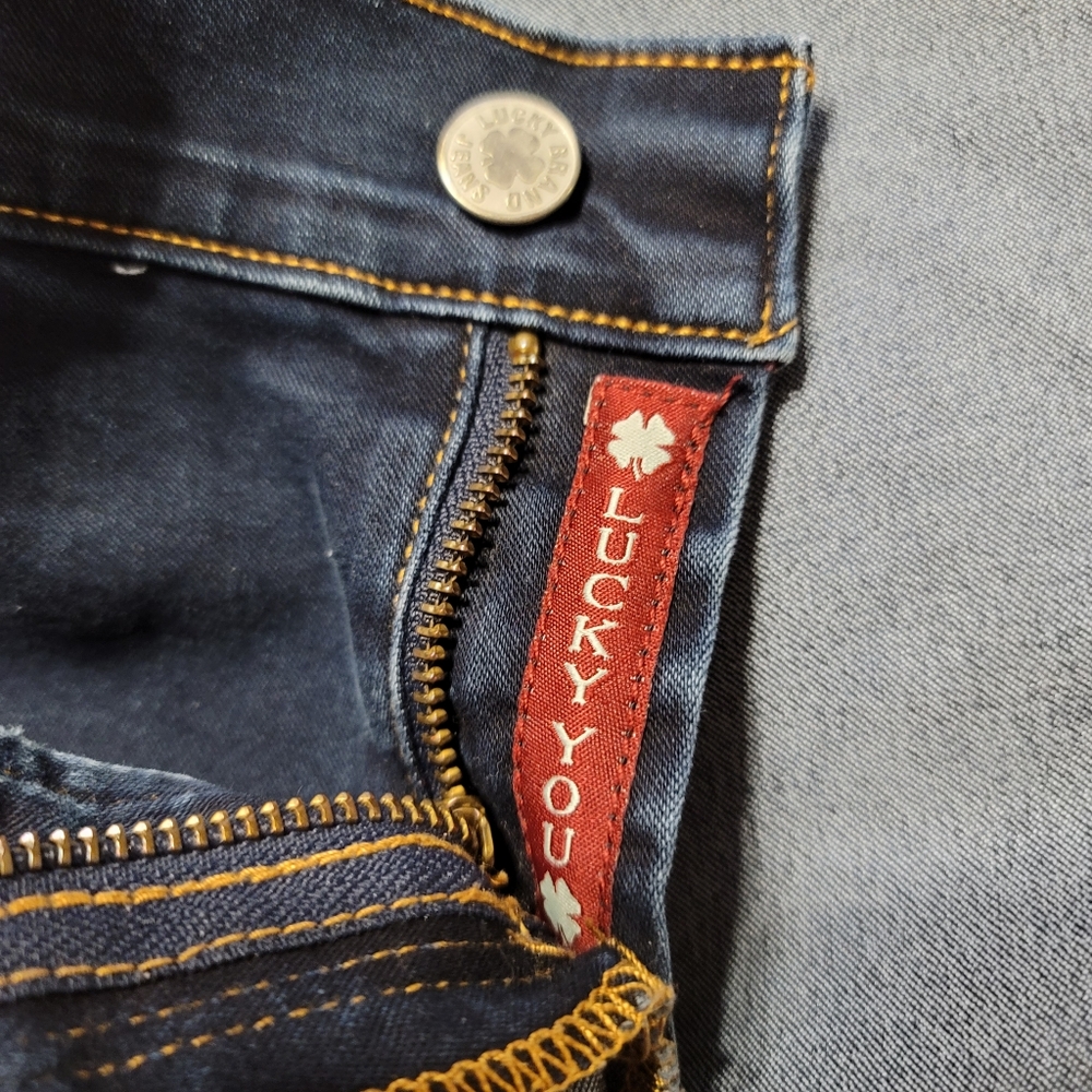 LUCKY BRAND CHARLIE BABY BOOT JEAN Vintage Low Rise Boot Cut Denim stretch comfy - Picture 12 of 16